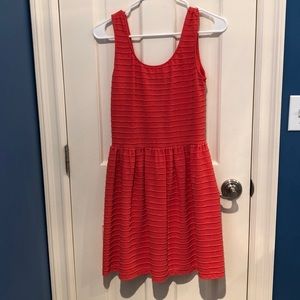 Neon Orange Aqua dress